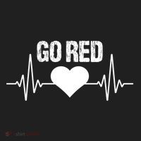 Go Red For Heart Disease Month Awareness Gift Hat thumb 2