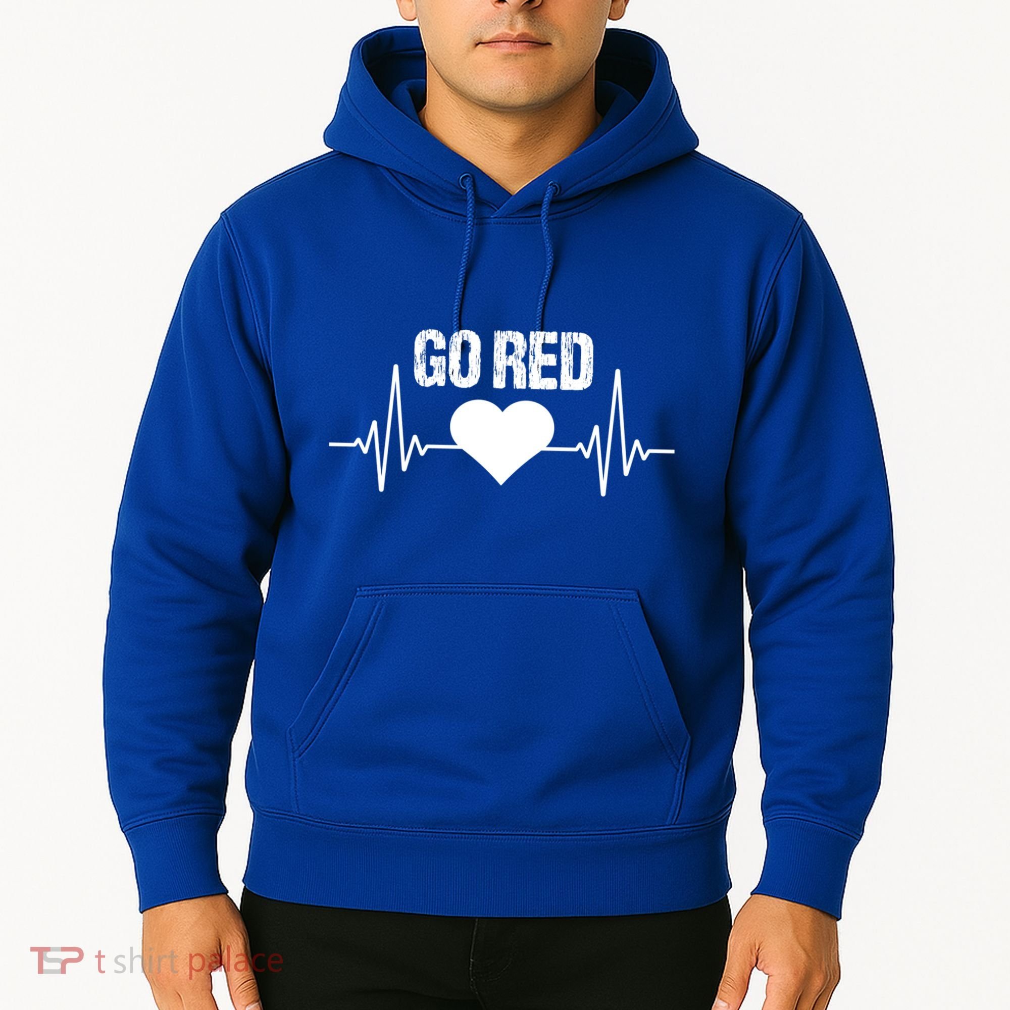 Go Red For Heart Disease Month Awareness Gift Hoodie