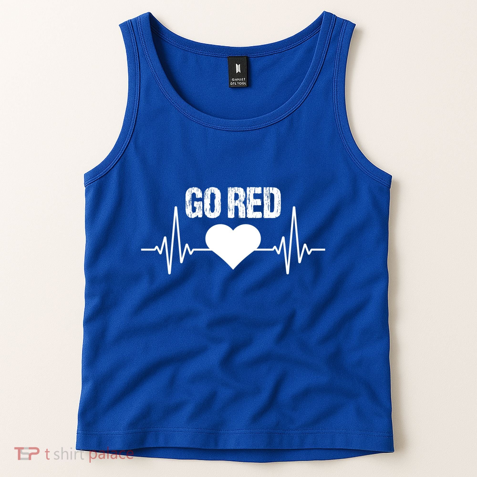 Go Red For Heart Disease Month Awareness Gift Tank Top