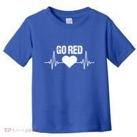 Go Red For Heart Disease Month Awareness Gift Toddler T-Shirt thumb 0