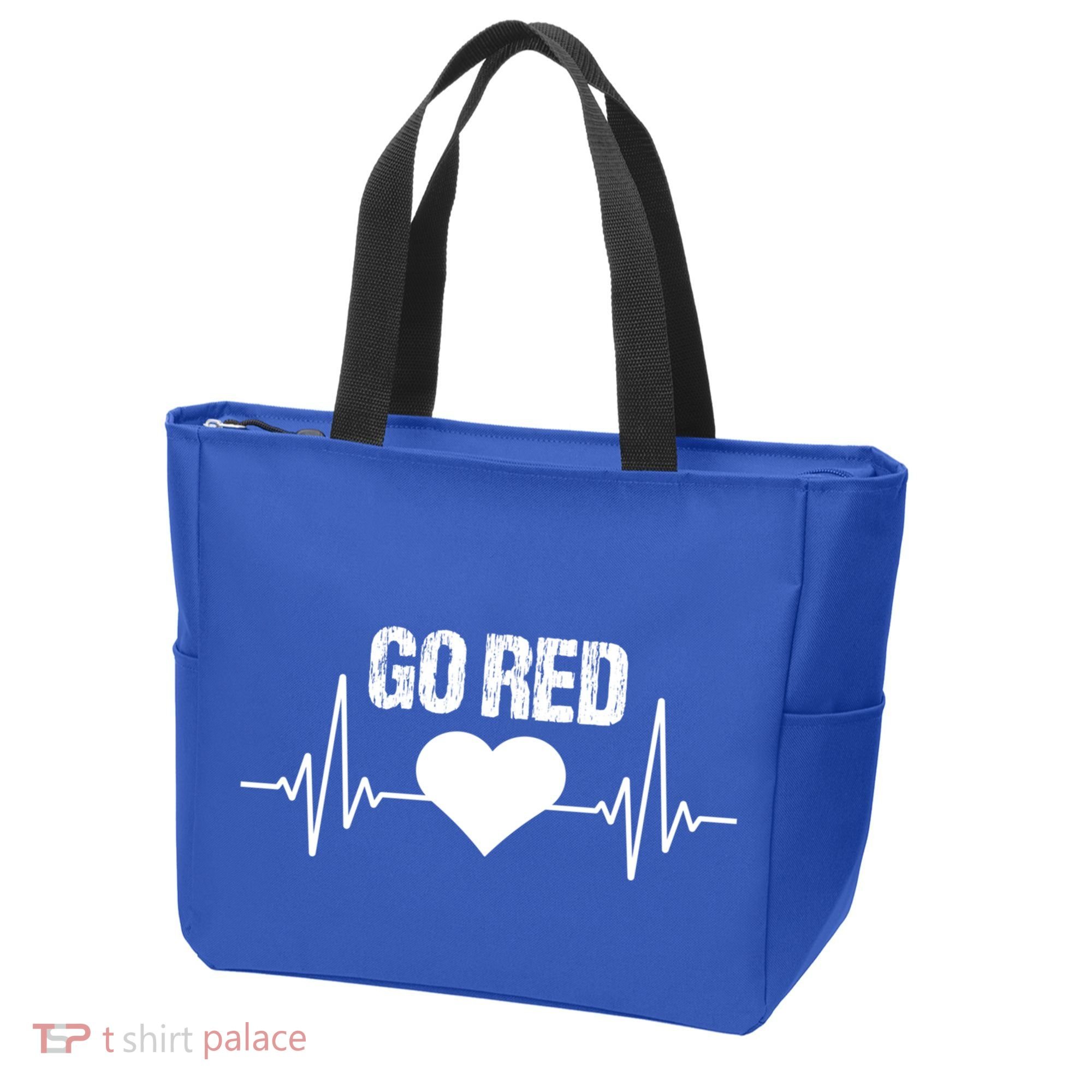Go Red For Heart Disease Month Awareness Gift Tote Bag