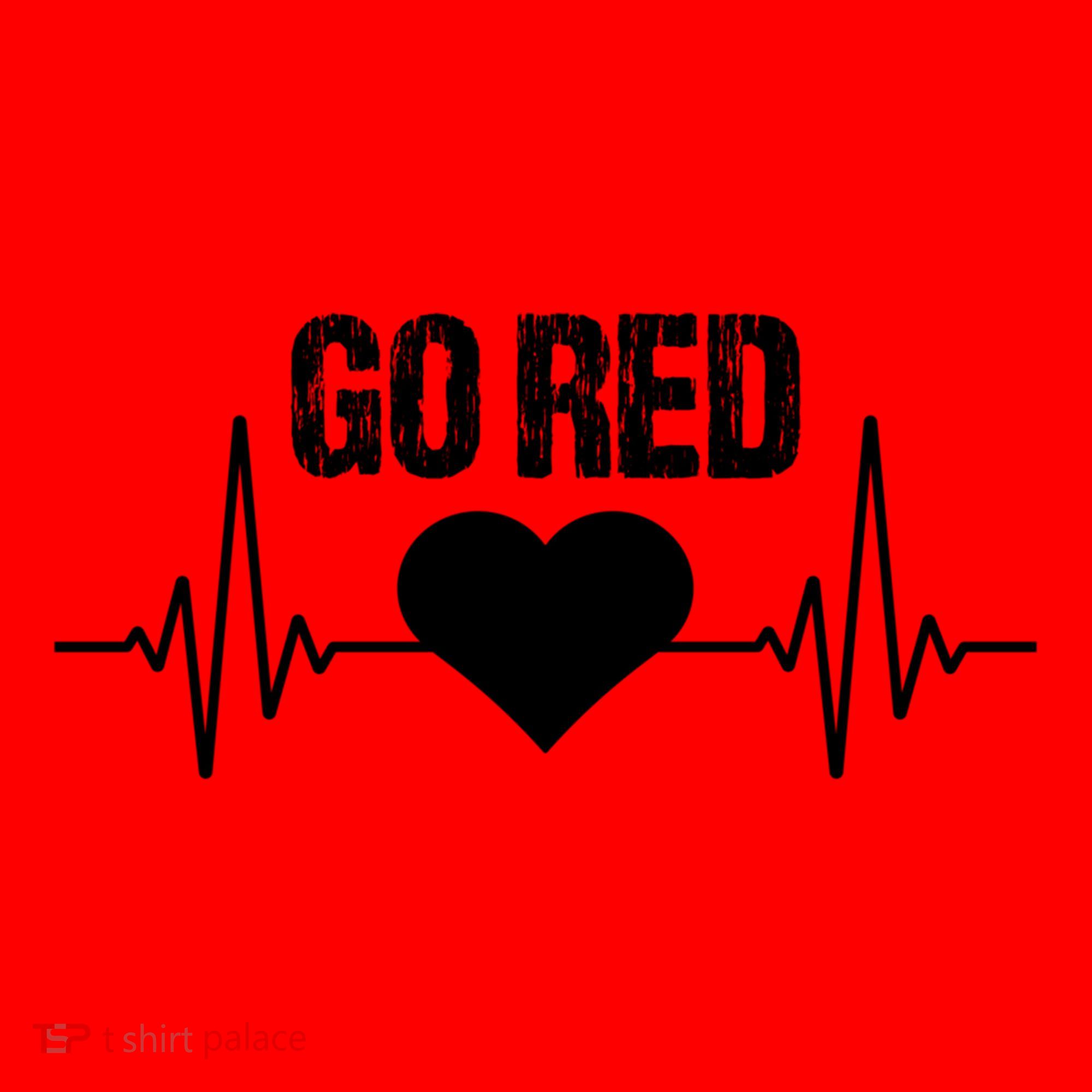 Go Red For Heart Disease Month Awareness Gift Santa Hat