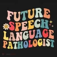 Groovy Retro Future Speech Language Pathologist  Doggie Tank thumb 4