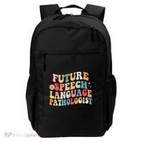 Groovy Retro Future Speech Language Pathologist  Backpack thumb 0