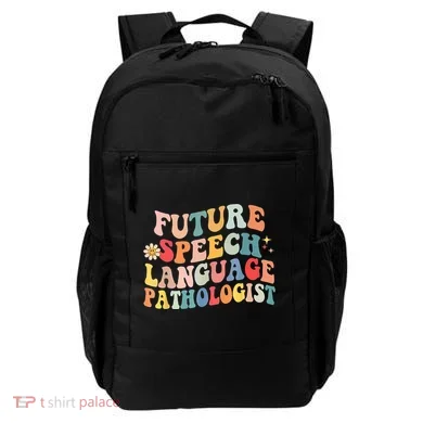 Groovy Retro Future Speech Language Pathologist Backpack