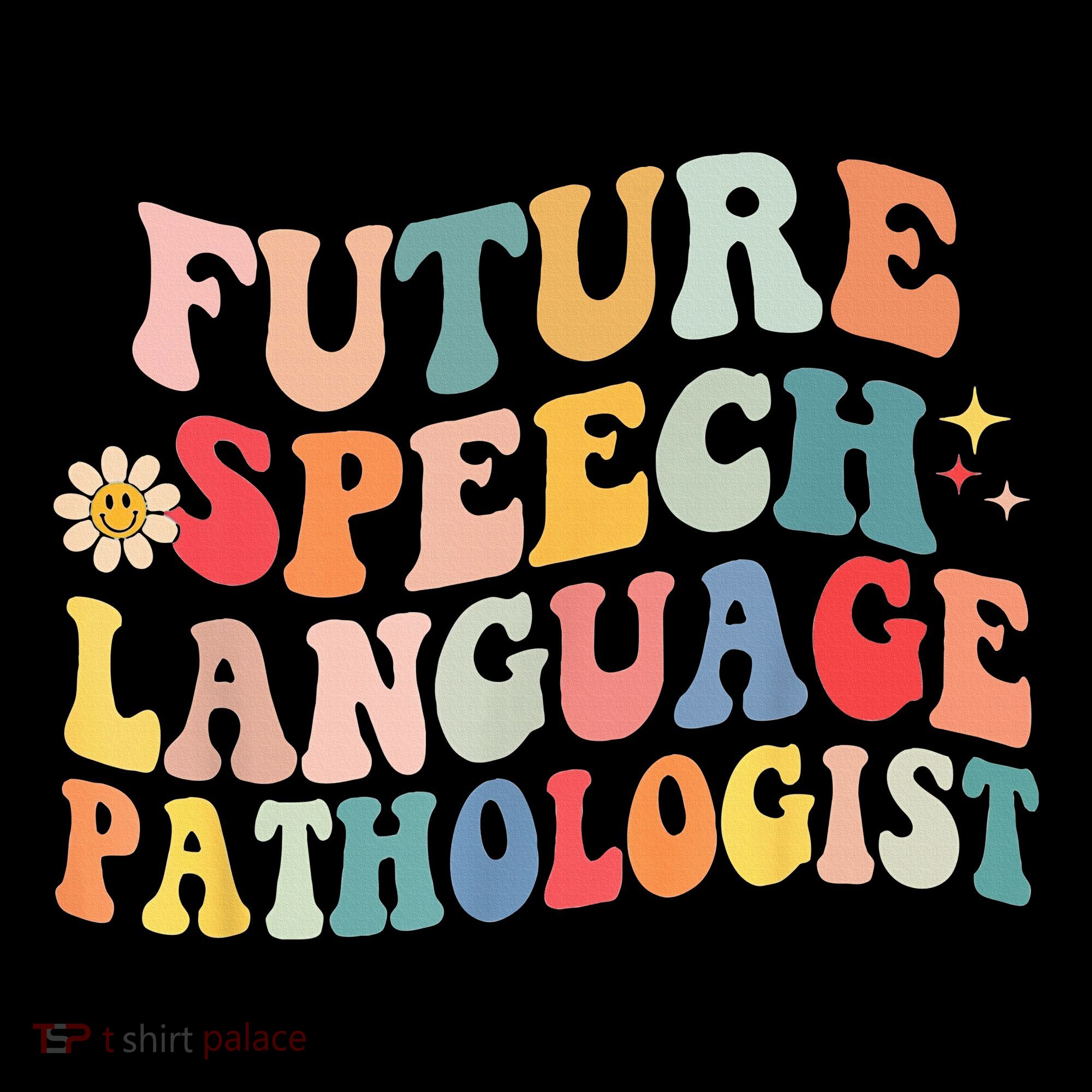 Groovy Retro Future Speech Language Pathologist  Women's Hoodie