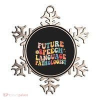 Groovy Retro Future Speech Language Pathologist  Ornament thumb 0