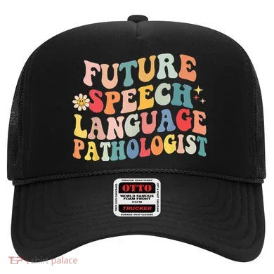Groovy Retro Future Speech Language Pathologist  Hat