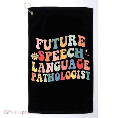 Groovy Retro Future Speech Language Pathologist  Golf Towel