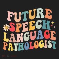 Groovy Retro Future Speech Language Pathologist  Golf Towel thumb 3