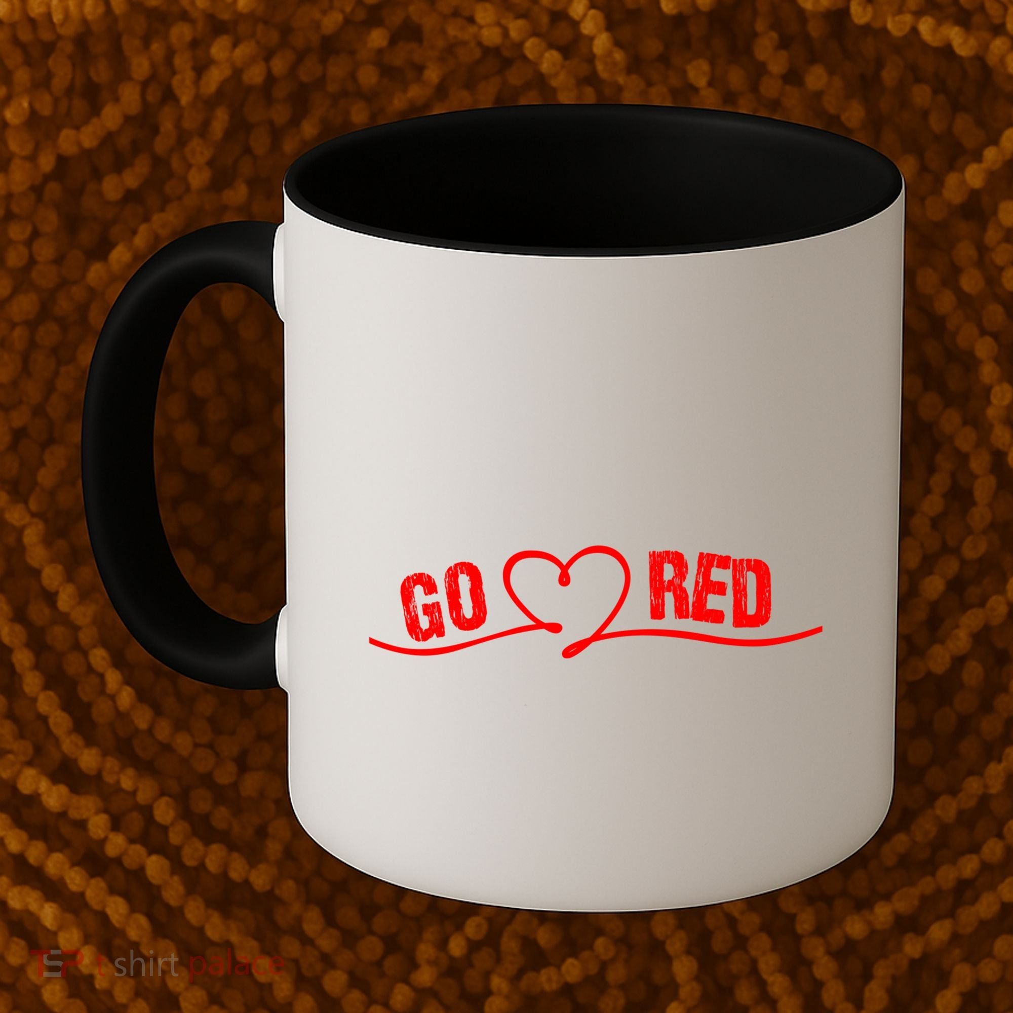 Go Red For Heart Disease Month Awareness Cool Gift Coffee Mug