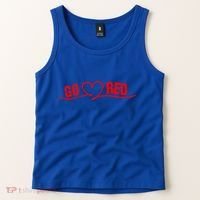 Go Red For Heart Disease Month Awareness Cool Gift Tank Top thumb 2