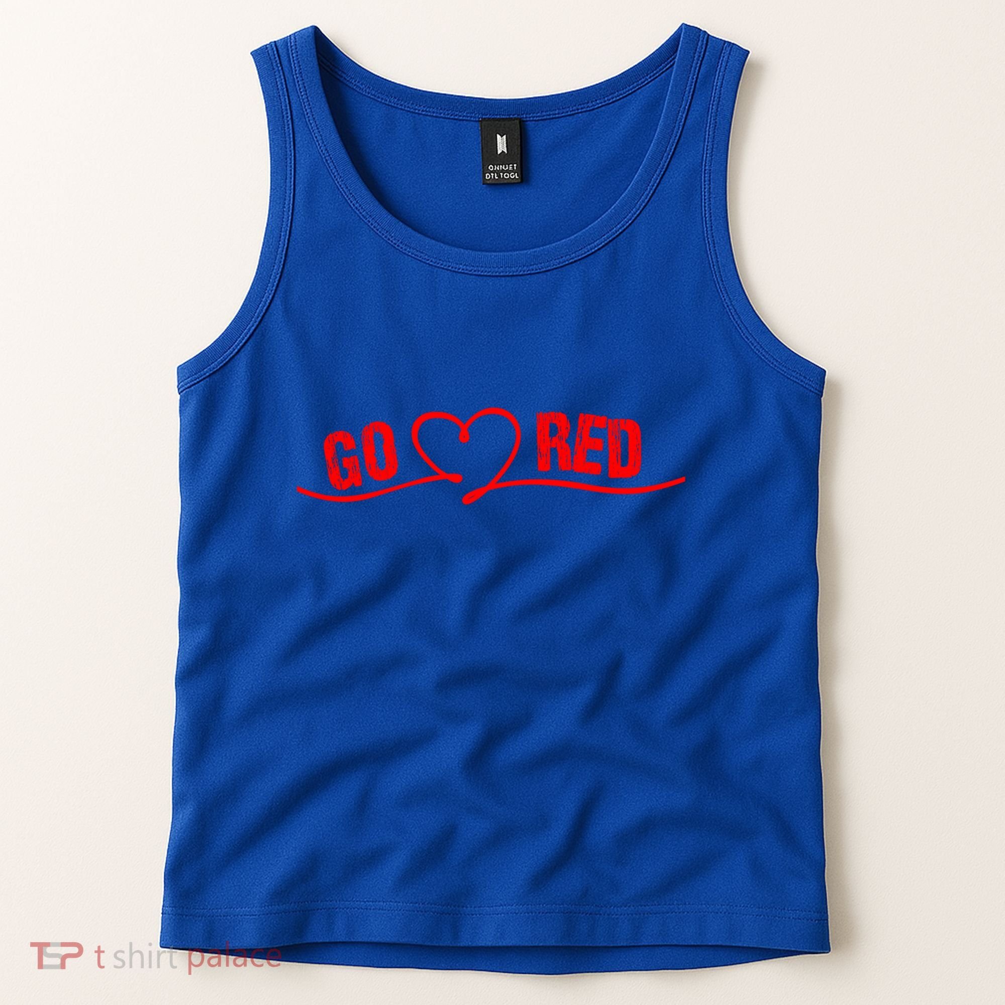 Go Red For Heart Disease Month Awareness Cool Gift Tank Top
