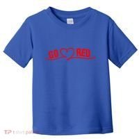 Go Red For Heart Disease Month Awareness Cool Gift Toddler T-Shirt thumb 0