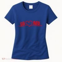 Go Red For Heart Disease Month Awareness Cool Gift Women's T-Shirt thumb 0