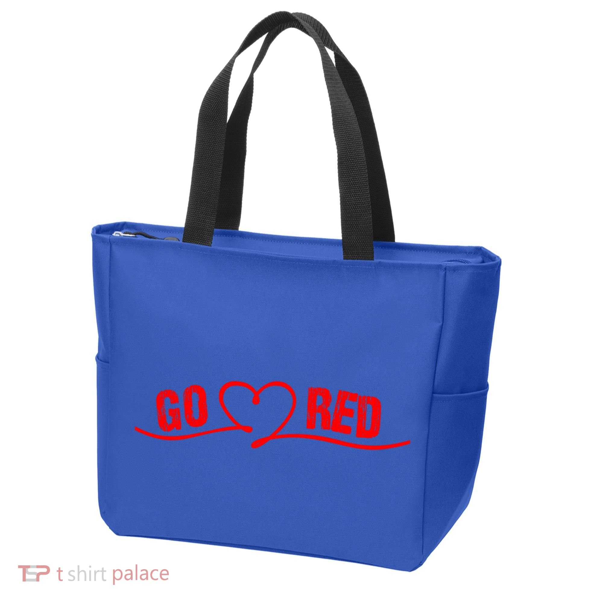 Go Red For Heart Disease Month Awareness Cool Gift Tote Bag