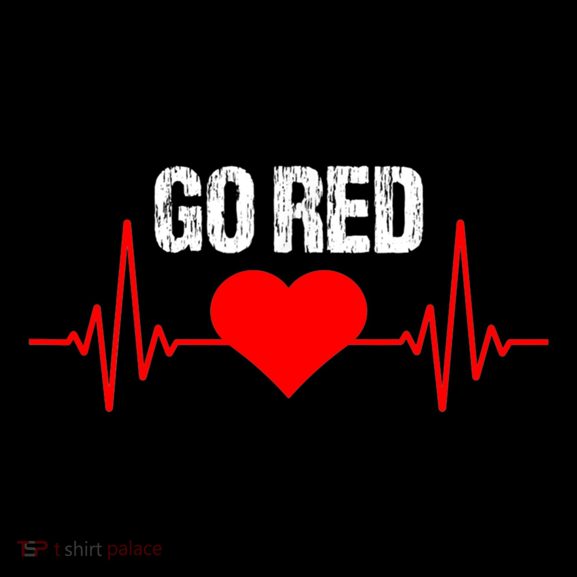 Go Red For Heart Disease Month Awareness Funny Gift Coffee Mug