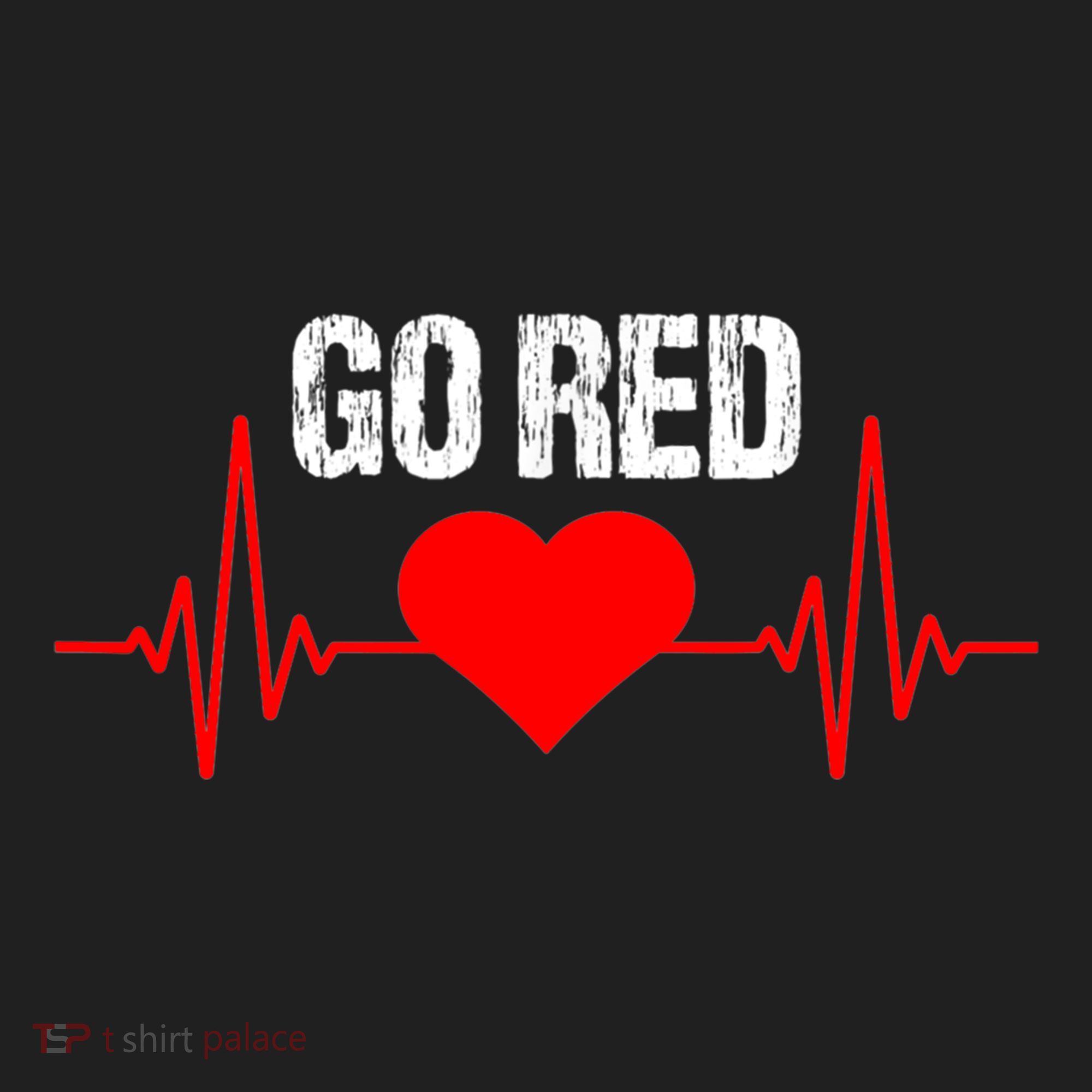 Go Red For Heart Disease Month Awareness Funny Gift Beanie