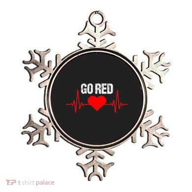 Go Red For Heart Disease Month Awareness Funny Gift Ornament