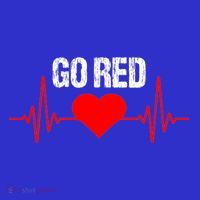 Go Red For Heart Disease Month Awareness Funny Gift Mousepad thumb 1