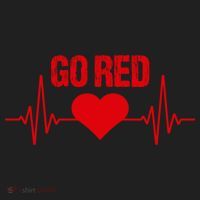 Go Red For Heart Disease Month Awareness Gift Beanie thumb 2