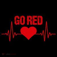 Go Red For Heart Disease Month Awareness Gift Women's Hoodie thumb 2