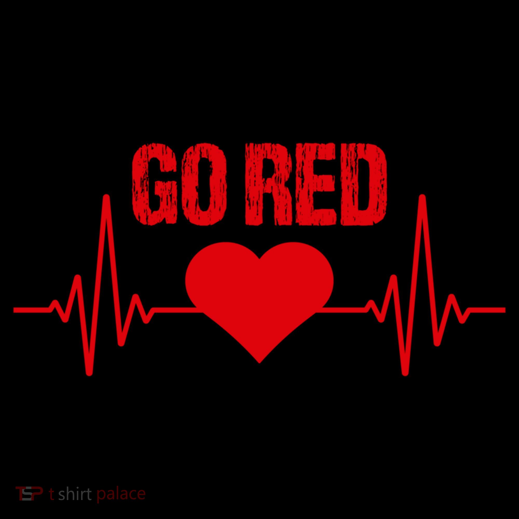 Go Red For Heart Disease Month Awareness Gift Women's Hoodie