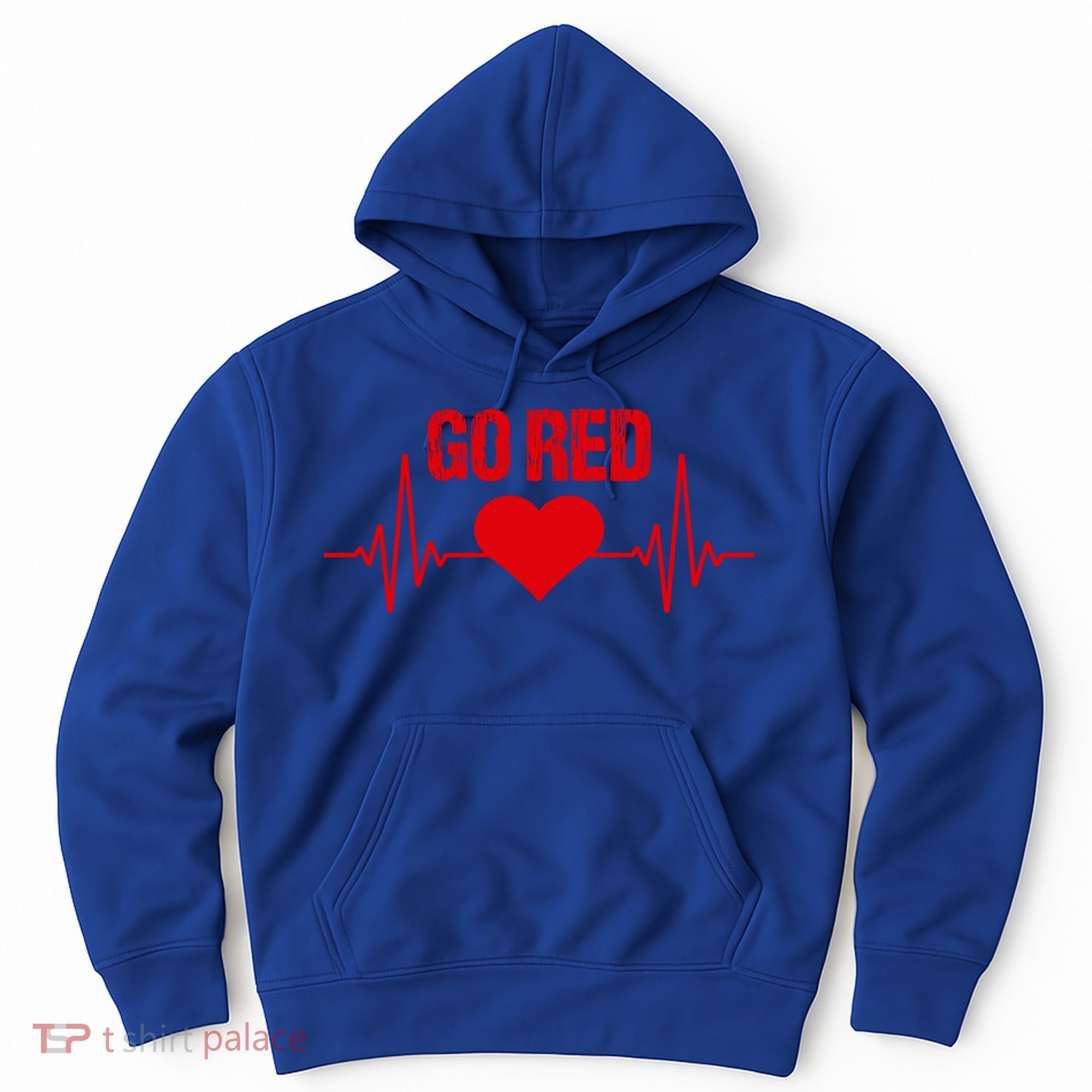 Go Red For Heart Disease Month Awareness Gift Hoodie