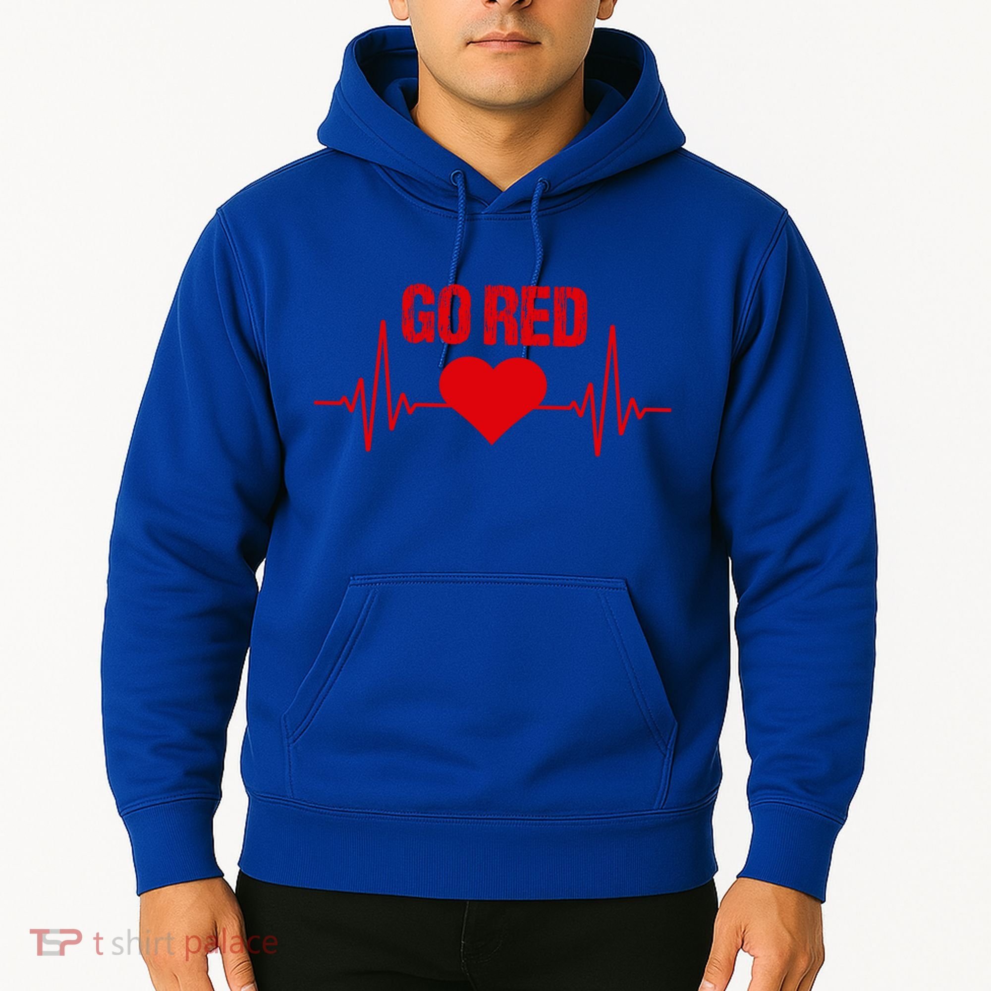 Go Red For Heart Disease Month Awareness Gift Hoodie