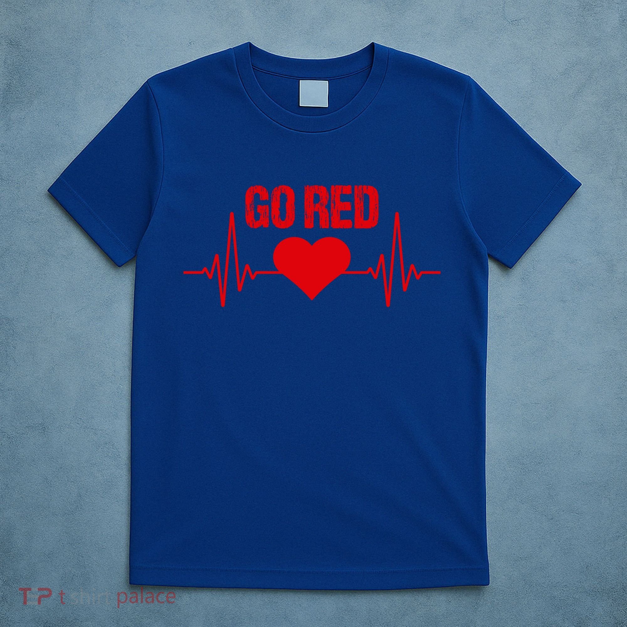Go Red For Heart Disease Month Awareness Gift T-Shirt