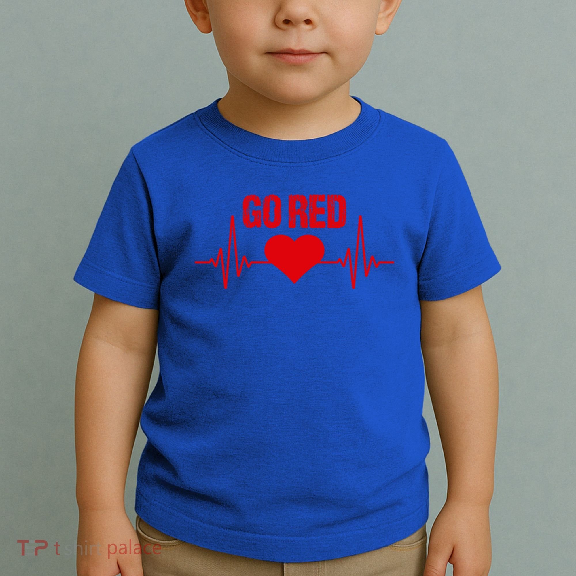 Go Red For Heart Disease Month Awareness Gift Toddler T-Shirt