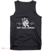 Go Red For Heart Disease Awareness Chd Wear Red Tank Top thumb 0