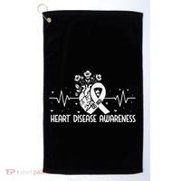 Go Red For Heart Disease Awareness Chd Wear Red Golf Towel thumb 0