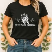 Go Red For Heart Disease Awareness Chd Wear Red Women's T-Shirt thumb 2