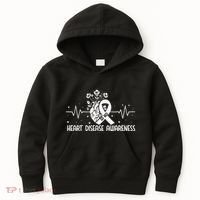 Go Red For Heart Disease Awareness Chd Wear Red Kids Hoodie thumb 0