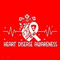 Go Red For Heart Disease Awareness Chd Wear Red Santa Hat thumb 1