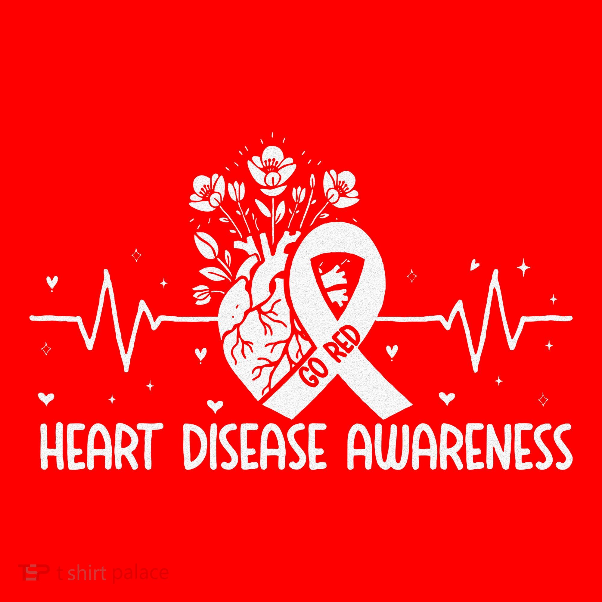 Go Red For Heart Disease Awareness Chd Wear Red Santa Hat