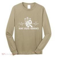 Go Red For Heart Disease Awareness Chd Wear Red Long Sleeve Shirt thumb 0