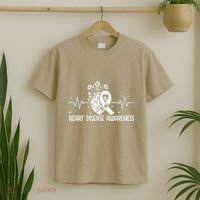 Go Red For Heart Disease Awareness Chd Wear Red T-Shirt thumb 2