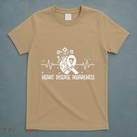 Go Red For Heart Disease Awareness Chd Wear Red T-Shirt thumb 5