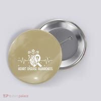 Go Red For Heart Disease Awareness Chd Wear Red Button thumb 0