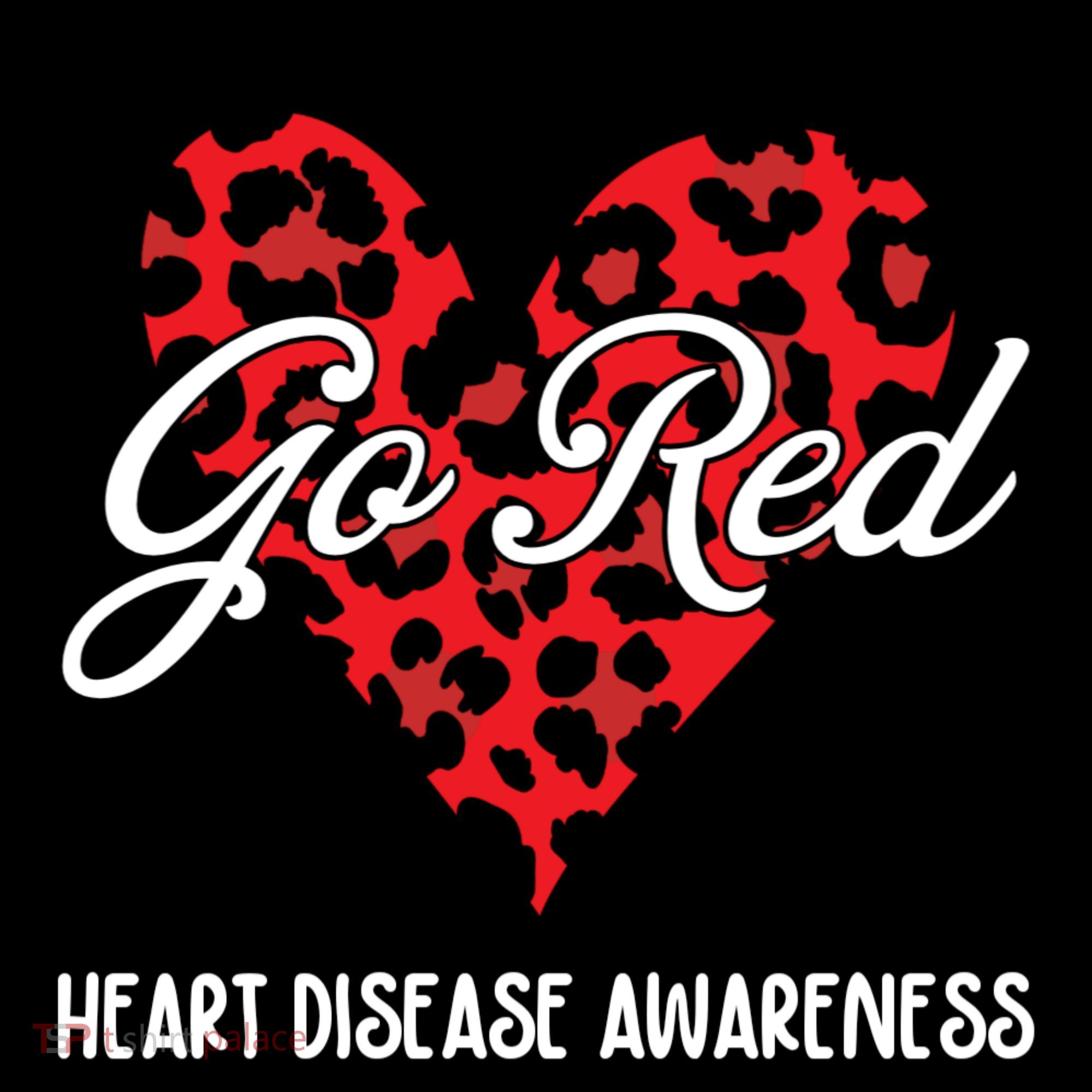 Go Red For Womens Heart Disease Awareness Month Leopard Coffee Mug