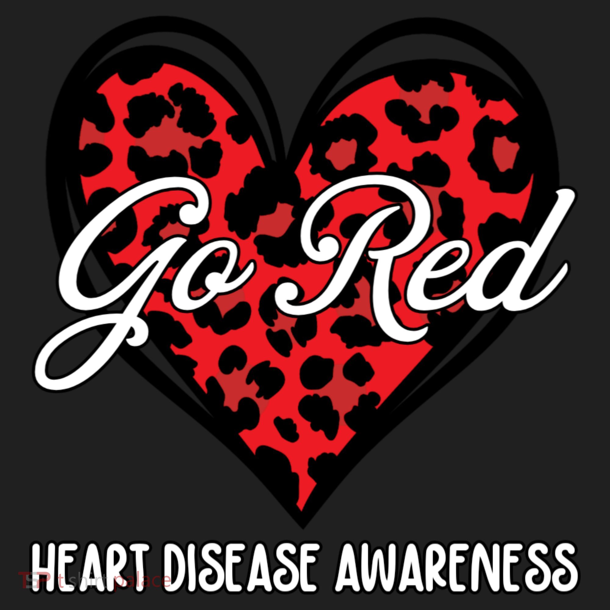 Go Red For Womens Heart Disease Awareness Month Leopard Beanie
