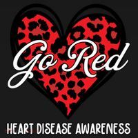 Go Red For Womens Heart Disease Awareness Month Leopard Women's Hoodie thumb 2