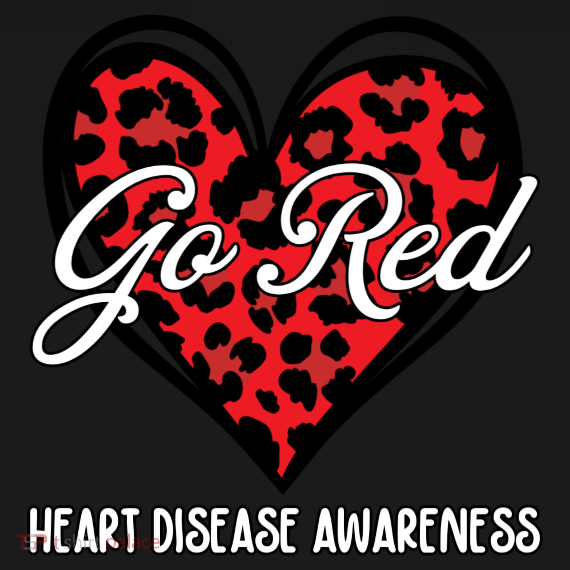 Go Red For Womens Heart Disease Awareness Month Leopard Women's Hoodie