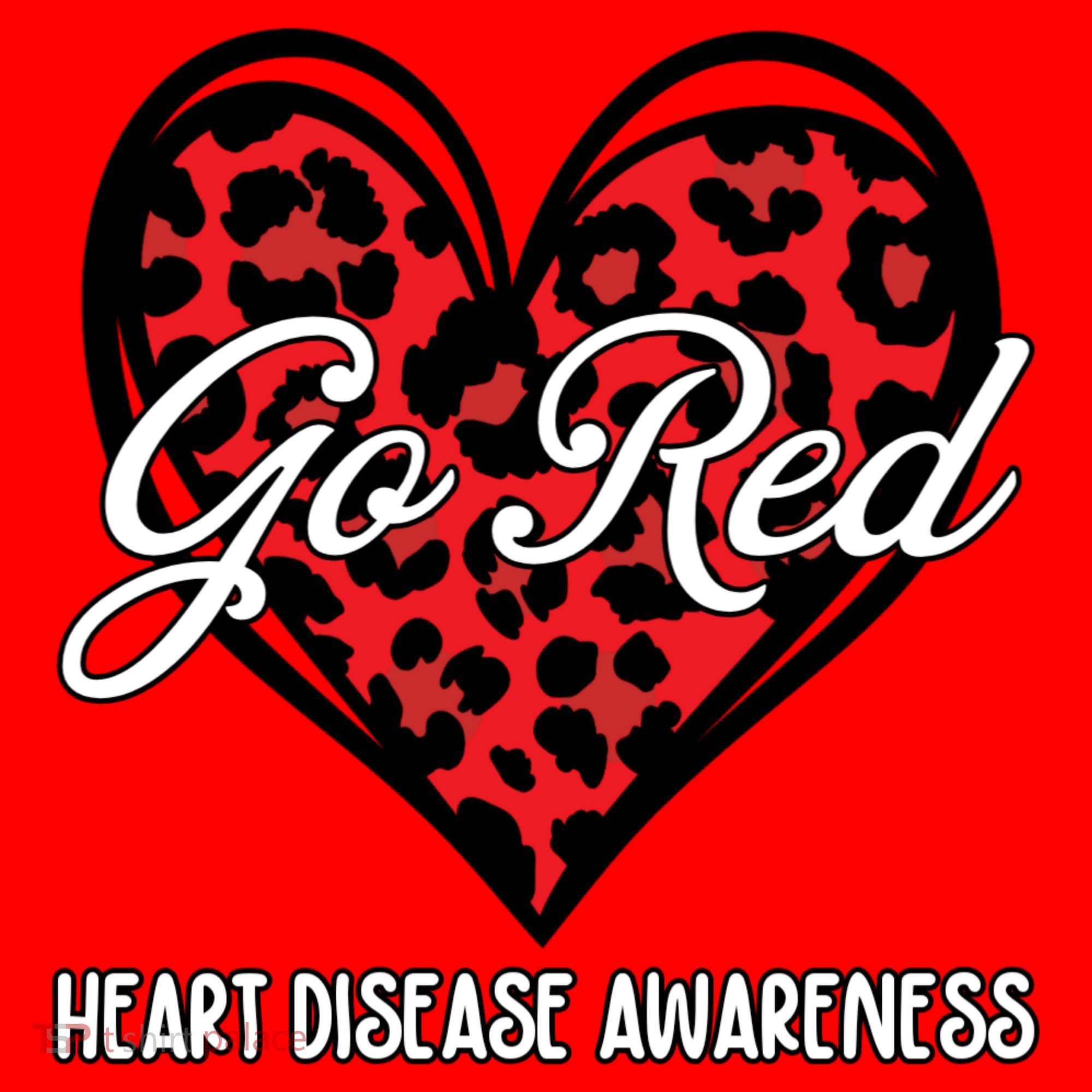 Go Red For Womens Heart Disease Awareness Month Leopard Hoodie