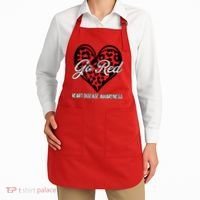 Go Red For Womens Heart Disease Awareness Month Leopard Apron thumb 2