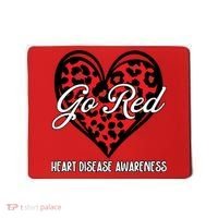 Go Red For Womens Heart Disease Awareness Month Leopard Mousepad thumb 0