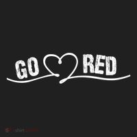Go Red For Heart Disease Month Awareness Great Gift Beanie thumb 2