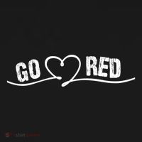 Go Red For Heart Disease Month Awareness Great Gift Women's Hoodie thumb 2